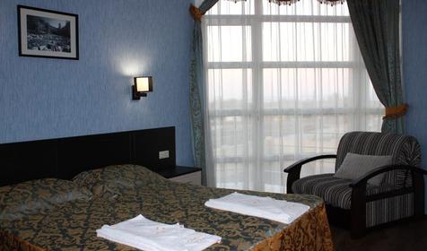 Номер Стандарт с двуспальной кроватью. Отель Понтос, г. Анапа, п. Витязево