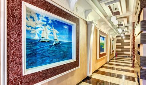 Холл. Отель Black Sea, г. Геленджик