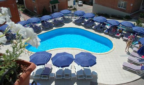 Открытый бассейн. Пансионат Светлана, Туапсинский район, с. Ольгинка