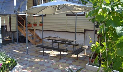 Территория. Частный дом У Татьяны, Туапсинский район, п. Небуг