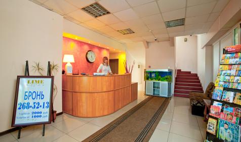 Ресепшн. Отель Lime1, г. Краснодар