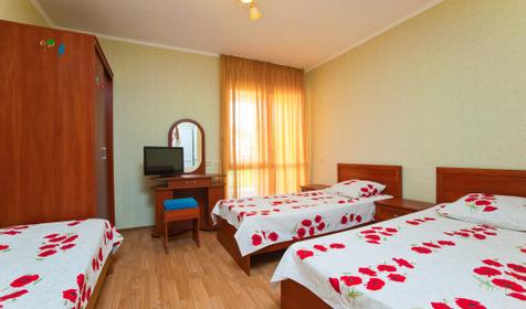 Трехместный номер без кондиционера. Гостевой дом "Мария". Сочи. Адлер