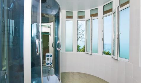 Двухместный номер ПК без балкона в башне. Пансионат Южная ночь. Сочи. Вардане