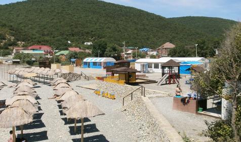 Пляж. Гостевой дом Дюрсо 2, г. Новороссийск, п. Дюрсо