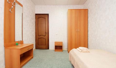 Одноместный стандарт. Гостиница Мир фитнеса. г. Краснодар