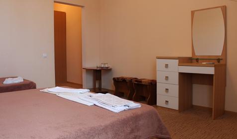 Трехместный стандарт, Лиза, гостиница, Сочи, пос.Лазаревский