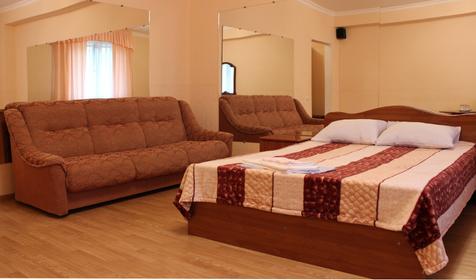 Четырехместный стандарт, Лиза, гостиница, Сочи, пос.Лазаревский