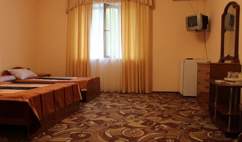 Четырехместный стандарт, Лиза, гостиница, Сочи, пос.Лазаревский