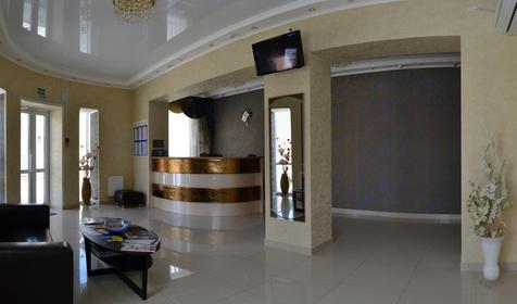 ресепшн, Лазурит, отель, Тихорецк