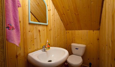 Санузел двухместного номера. Частный дом Добрая сказка, Республика Адыгея, р-н Майкопский, п. Каменномостский