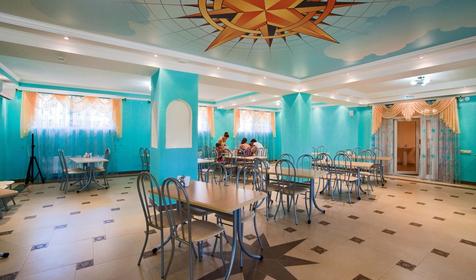 Столовая. Отель Атлас. г. Анапа. Витязево