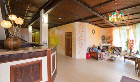 Ресепшен. Отель Абаго, Майкопский р-н, п. Гузерипль