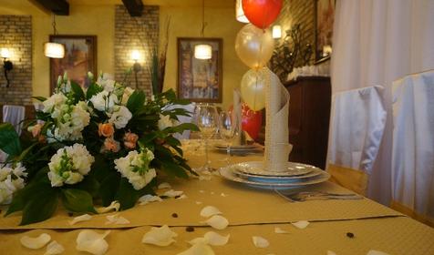 Свадебное оформление. Ресторан Пражский градъ, г. Краснодар