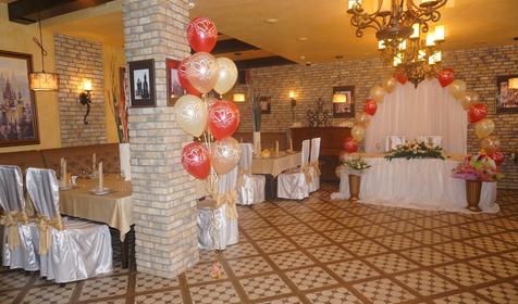 Свадебное оформление. Ресторан Пражский градъ, г. Краснодар