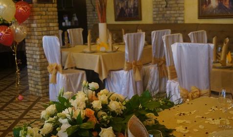 Свадебное оформление. Ресторан Пражский градъ, г. Краснодар