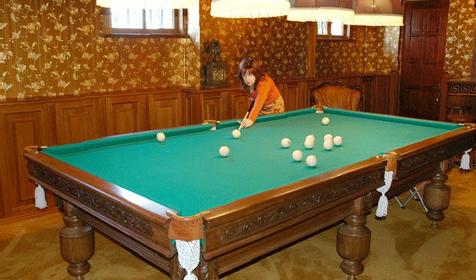 Бильярдная. Отель "У Бочарова ручья", г. Сочи