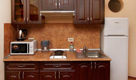 Апартаменты (4-местный, 1-комнатный с камином), отель Виктория, Геленджик