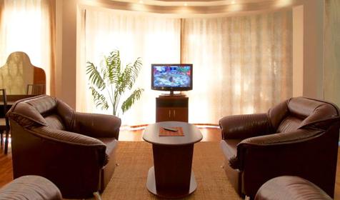 Апартаменты (4-местный, 1-комнатный с камином), отель Виктория, Геленджик