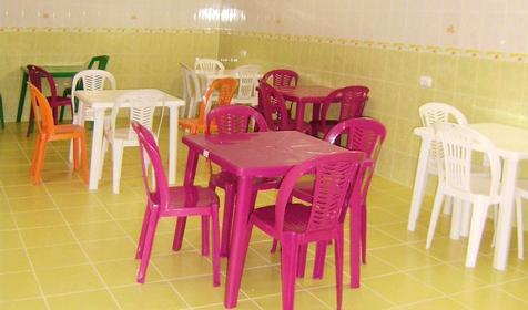 Обеденная зона. Гостевой дом В Ореховой роще, Туапсинский район, п. Джубга