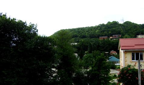 Вид из окна, гостевой дом Катюша, г. Туапсе, п. Дедеркой