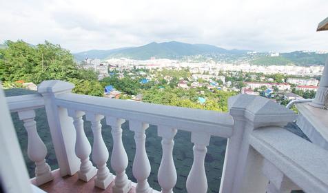 Балкон. Стандарт плюс двухместный. Отель Rosa del Viento (Роза ветров), г. Туапсе