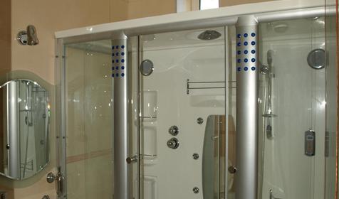 Санузел. Стандарт. Гостиница KOZMOC, г. Геленджик