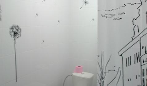 Санузел. Люкс "Париж". Гостевой дом "Три сына", г. Анапа