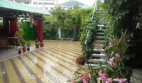 Двор, гостевой дом Эдем, ольгинка