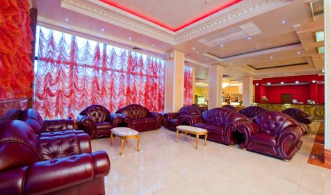 Холл отеля. Курортный комплекс Гамма, Туапсинский район, с. Ольгинка