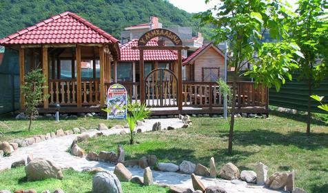 Кафе у Михалыча. Курортный комплекс Гамма, Туапсинский район, с. Ольгинка