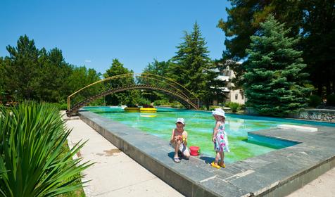 Территория. Санаторий Голубая даль, г. Геленджик, с. Дивноморское