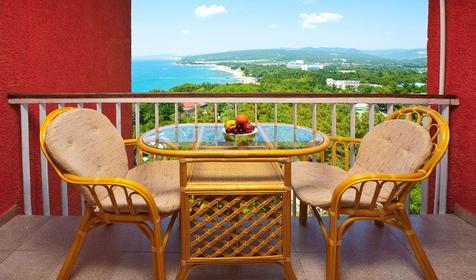 Номер Люкс, корпус 2,3,4. Санаторий Голубая даль, г. Геленджик, с. Дивноморское