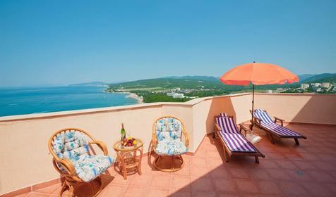 Номер Апартаменты. Санаторий Голубая даль, г. Геленджик, с. Дивноморское