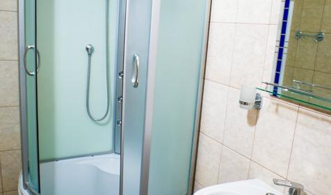 Санузел. Двухместный комфорт, 2 корпус. Гостевой дом Приморье, Туапсинский р-н, с. Ольгинка