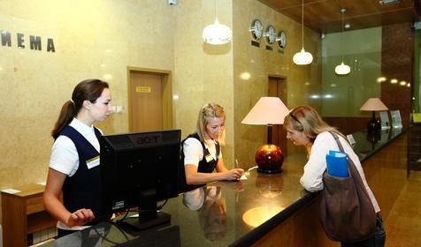 Ресепшн. Ямал, корпус 1. Курортный комплекс «Молния Ямал (главный корпус "Молния")», Туапсинский р-н, п. Небуг