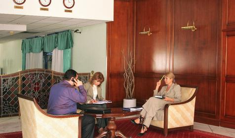 Холл. Ресепшн. Ямал, корпус 2. Курортный комплекс «Молния Ямал (главный корпус "Молния")», Туапсинский р-н, п. Небуг