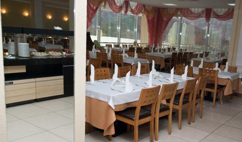 Ресторан "Европейский". Курортный комплекс «Молния-Ямал», Туапсинский р-н, п. Небуг