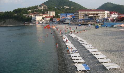 Пляж п. Ольгинка