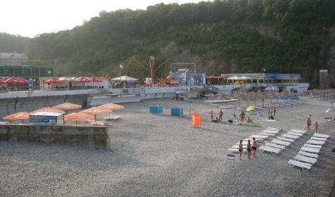 Пляж п. Ольгинка