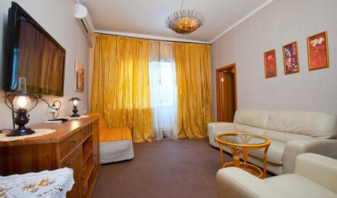 Номер Люкс-Модерн. Прибрежный отель Green Apple. Курортный комплекс Costa Rusa, Туапсинский район, п. Майский