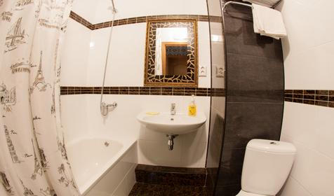 Санузел. Бизнес-стандарт. Отель Rich Man, г. Краснодар