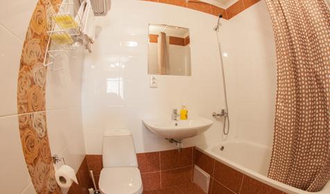 Санузел. Бизнес-стандарт. Отель Rich Man, г. Краснодар