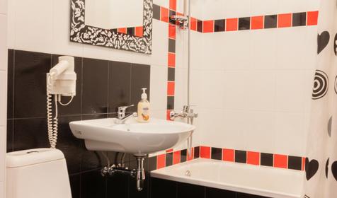 Санузел. Люкс. Отель Rich Man, г. Краснодар