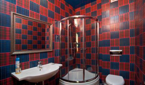 Санузел. Люкс двухместный. Отель Rosa del Viento (Роза ветров), г. Туапсе