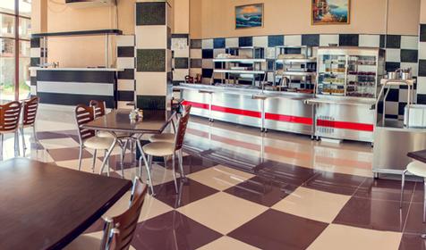 Столовая. Гостиница "Ривьера", г. Сочи, п. Аше