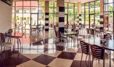 Столовая. Гостиница "Ривьера", г. Сочи, п. Аше