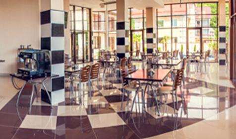 Столовая. Гостиница "Ривьера", г. Сочи, п. Аше