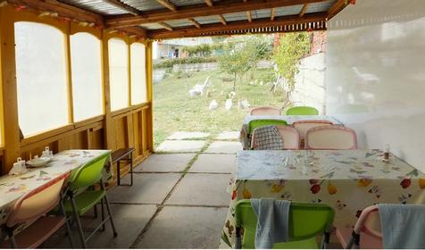 Летняя кухня. Мини-гостиница Ёжик, Туапсинский район, п. Джубга