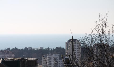 Вид с балкона. Мини-отель Виноград, г. Сочи