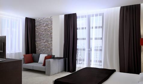 Классический номер с балконом. Villa Marina Hotel, г. Краснодар